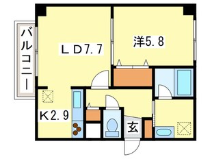 ハイムエルデＺＷの物件間取画像